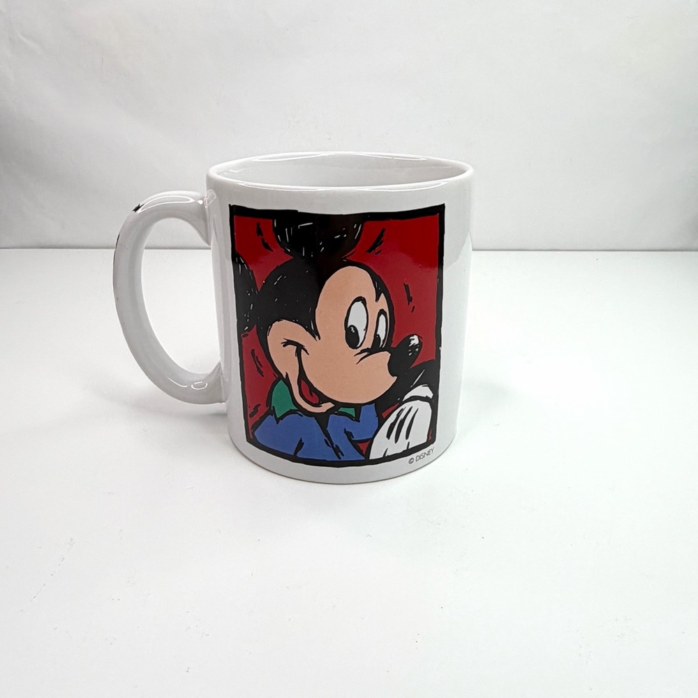 Disney Mickey Mouse 90s Vintage Jumbo Large Ceramic Mug - Picture 2 of 9